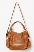 Dailylook Belted Hobo Bag In Cognac At Dailylook