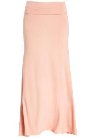 Dailylook Jersey Knit Maxi Skirt In Dusty Rose M - L At Dailylook