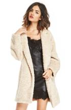 Dailylook Maison Scotch Faux Fur Coat In Beige M At Dailylook