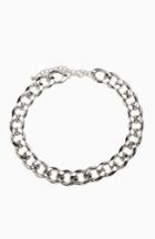 Dailylook Dailylook Polished Chain Link Necklace In Silver At Dailylook