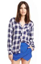 Dailylook Dailylook Origami Mini Skort In Royal Blue Xs - L At Dailylook