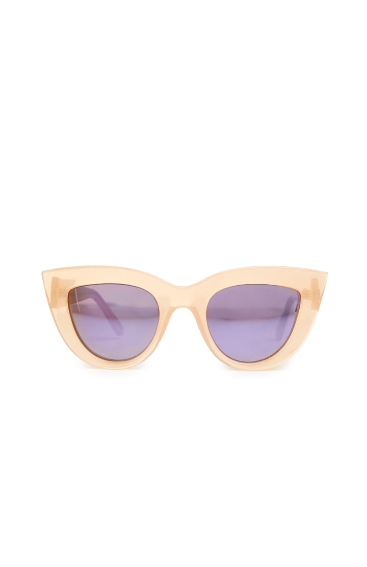 Dailylook Quay Kitti Cat Frame Sunglasses In Pink At Dailylook