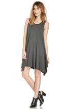Dailylook Glamorous Sleeveless Swing Dress In Charcoal Xs - S At Dailylook