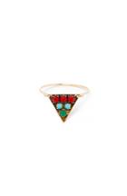 Dailylook Sandy Hyun Wired Crystal Ring In Multi-colored At Dailylook