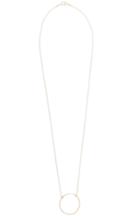 Dailylook Dogeared Medium Sparkle Karma Necklace In Gold At Dailylook