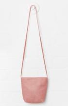 Dailylook Baggu Leather Crossbody Purse In Blush At Dailylook