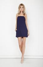 Dailylook Finders Keepers Crystal Air Dress In Navy Xs - L At Dailylook