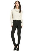 Dailylook High Rise Skinny Jeans In Black 26 At Dailylook
