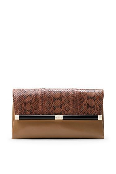 Diane Von Furstenberg 440 Envelope Snake Clutch