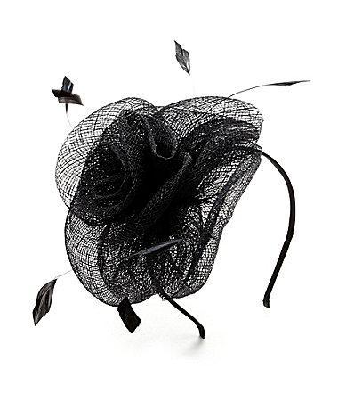 Kate Landry Rose Feather Fascinator