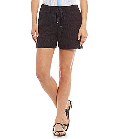 Two By Vince Camuto Floral Eyelet Shorts