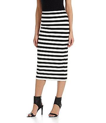 Sanctuary Clothing Striped Midi Skirt