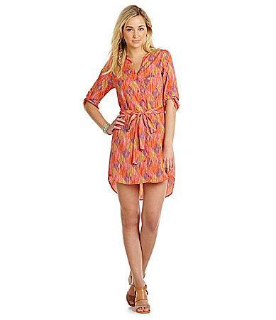 Chelsea & Violet Plaid Shirtdress