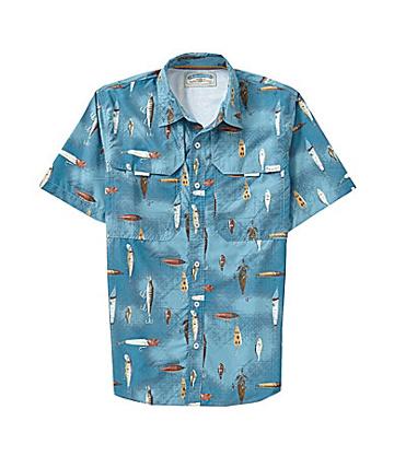 Margaritaville Short-sleeve Printed Fishing Shirt