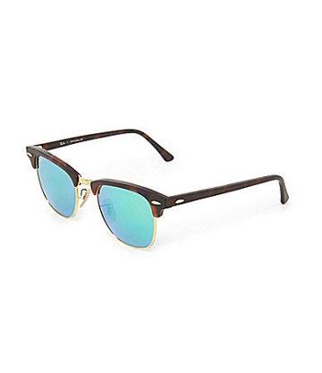 Ray-ban Flash Mirrored Lens Clubmaster Sunglasses