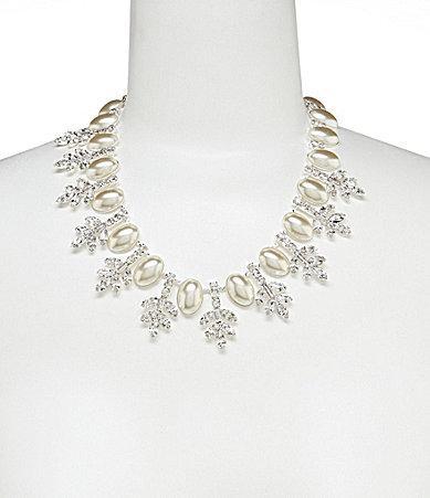 Cezanne Cabochon Pearl Statement Necklace