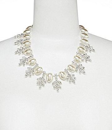 Cezanne Cabochon Pearl Statement Necklace
