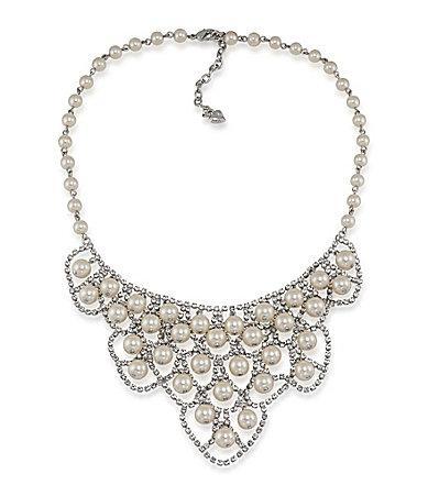 Carolee Bowquet Bib Necklace