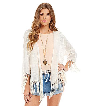 Chelsea & Violet Mesh Kimono