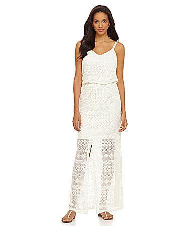 Vince Camuto Crochet Maxi Dress