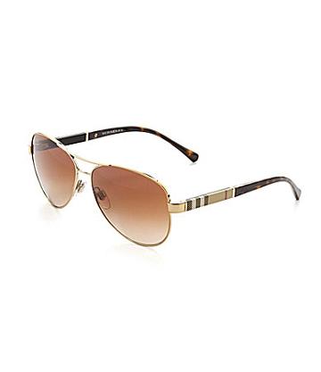 Burberry Canvas Check Aviators
