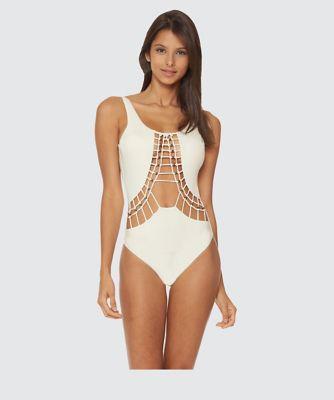 Dolce Vita Macrame One Piece Black