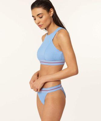 Dolce Vita Bondi Beach High Neck Top Chambray