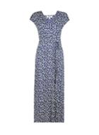 Dorothy Perkins Petite Navy Ditsy Print Maxi Dress