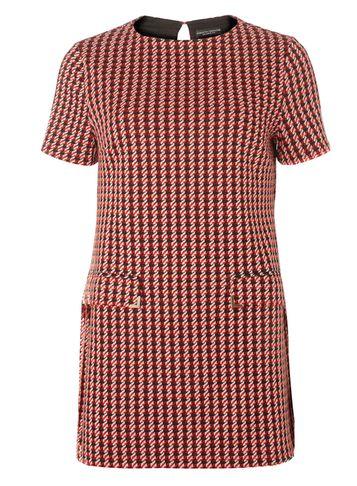 Dorothy Perkins Red Dogstooth Pocket Tunic
