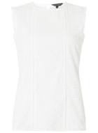 Dorothy Perkins Ivory All Over Broderie Shell Top