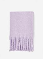 Dorothy Perkins Lilac Plain Brushed Scarf