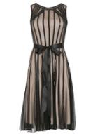 Dorothy Perkins *izabel London Multi Beige And Black Striped Dress