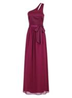*little Mistress Mulberry Satin Maxi Dress