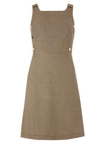 Dorothy Perkins *tall Sunflower Check Skater Dress