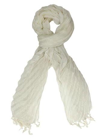 Dorothy Perkins Cream Pleated Scarf