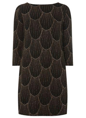 Dorothy Perkins *billie & Blossom Black Glitter Shift Dress