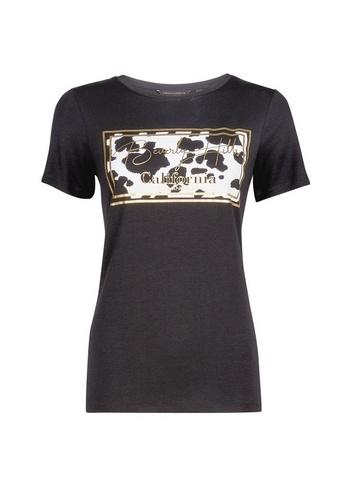 Dorothy Perkins Black Beverly Hills Logo T-shirt