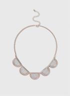 Dorothy Perkins Glitter Half Moon Necklace
