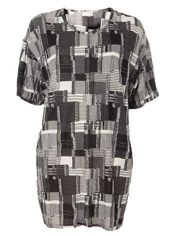 Dorothy Perkins *voulez Vous Black Patchwork Top