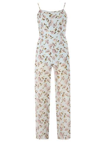 Dorothy Perkins *tenki Mint Floral Jumpsuit