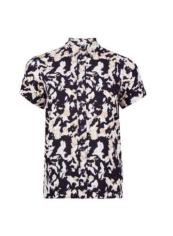 Dorothy Perkins Petite Multi Colour Camouflage Print Utility Shirt