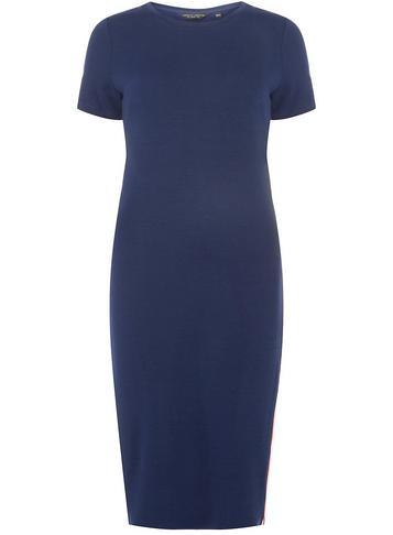 Dorothy Perkins Navy Short Sleeve Bodycon Dress