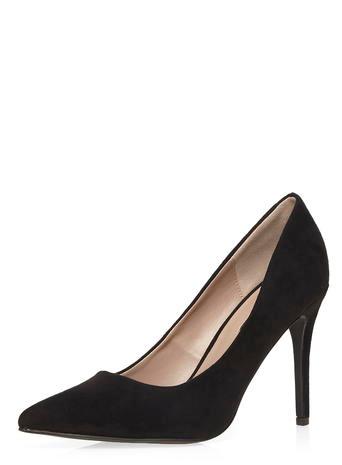 Dorothy Perkins Wide Fit Black 'wiggle' Wide Fit Court Shoes