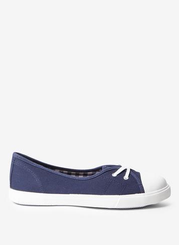 Dorothy Perkins Navy 'ida' Low Vamp Trainers