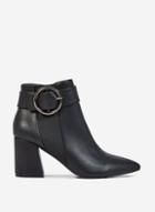Dorothy Perkins Black Pu Alessia Boots