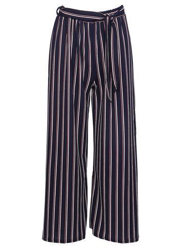 Dorothy Perkins *izabel London Navy Tie Waist Trousers
