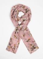 Dorothy Perkins Pink Floral And Leaf Print Scarf