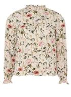 Dorothy Perkins Petite Blush Print High-neck Top