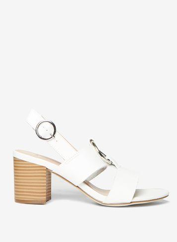 Dorothy Perkins White 'soho' Heeled Sandals