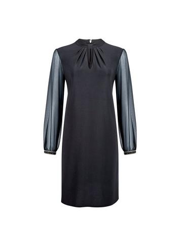 *billie & Blossom Black Twist Shift Dress